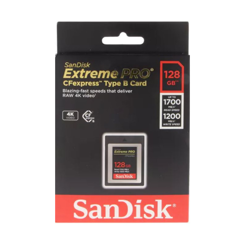 CARTE MEMOIRE CF EXPRESS B 128GB SANDISK CARTE MEMOIRE CF EXPRESS B 128GB SANDISK