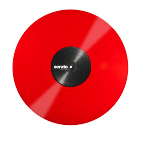 PAIRE DE VINYLES ROUGES SERATO