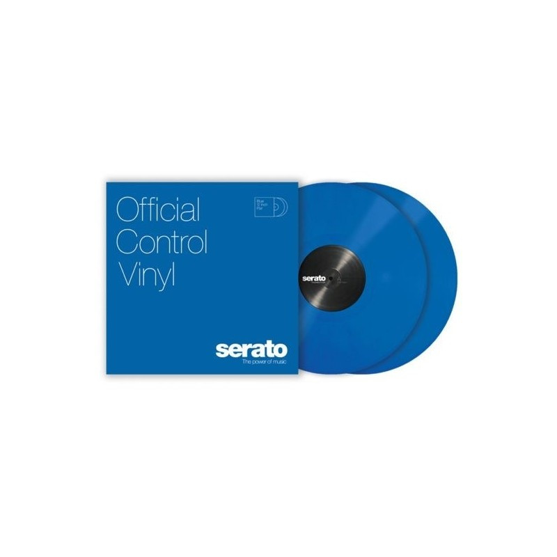 PAIRE DE VINYLES BLUE SERATO PAIRE DE VINYLES BLUE SERATO