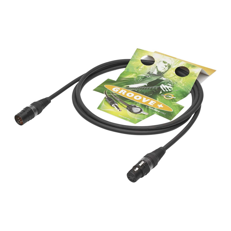 CABLE DMX SC-BINARY 225 2X0.25MM2 XLR/XLR HICON 1M SOMMER CABLE