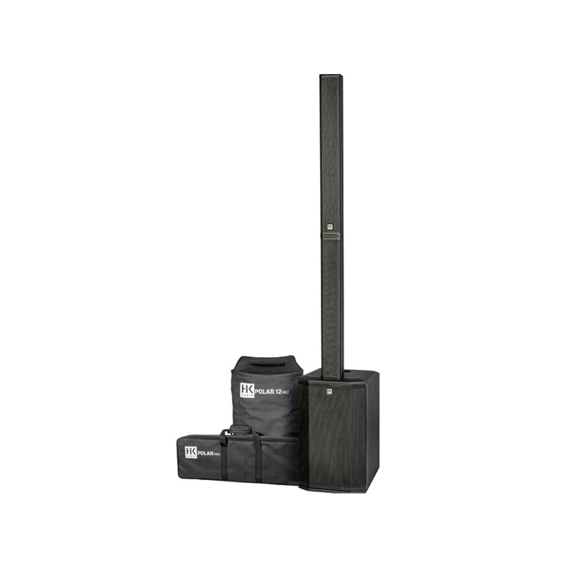 SYSTEME A COLONNE AVEC HOUSSE KIT BT 12' 2000W NOIR HK AUDIO