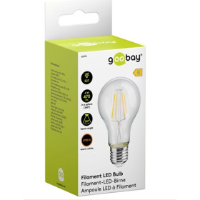 AMPOULE LED E27 FILAMENT 4W BLANC CHAUD 2700K GOOBAY