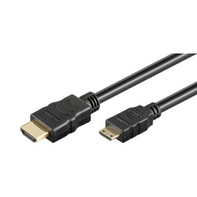 CORDON MINI HDMI 1.4 MALE - HDMI MALE 3 M