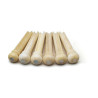 6 CHEVILLES OS GUITARE ACOUSTIQUE POINT NACRE BLANCHE 5.1mm