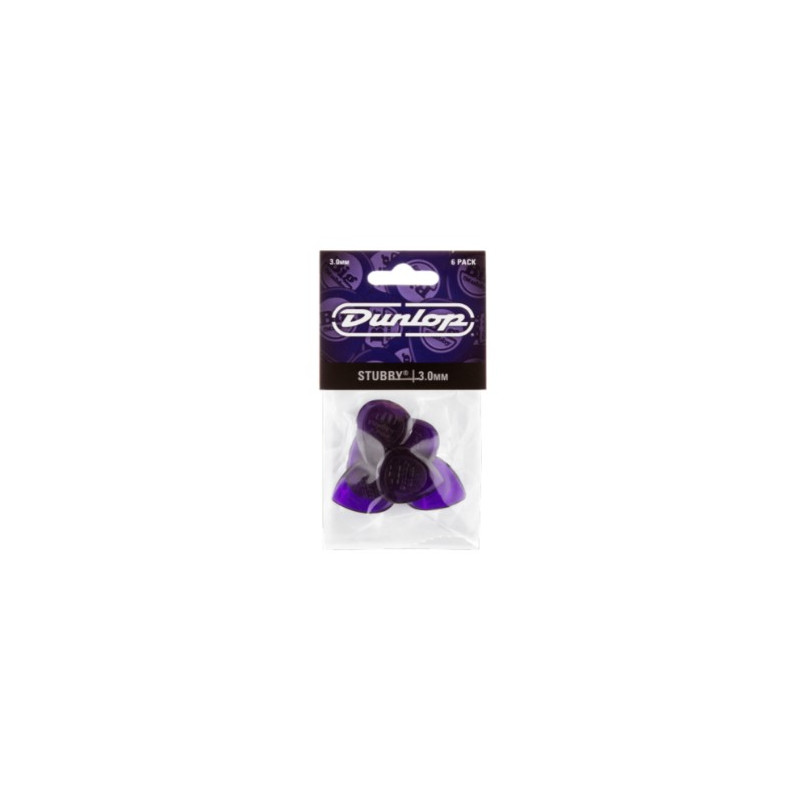 PACK DE 6 MEDIATORS BIG STUBBY 3.00MM