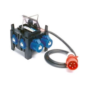 BOITIER 32 A TETRA / 3X16 MONO + 2X32 A MONO