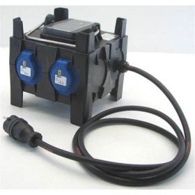 COFFRET 16A NF VERS 4X16A NF AVEC INTERDIFF 30MA PCE
