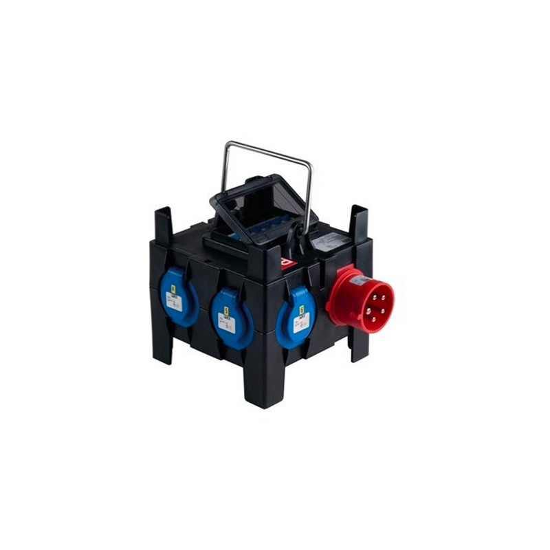 COFFRET 16A NF VERS 4X16A NF AVEC INTERDIFF 30MA PCE