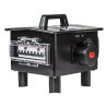 COFFRET ELECTRIQUE NOIR P1763T VERS 2X P1732T AVEC DISJ + DIFF30MA