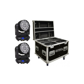 LOT DE 2 LYRES BT-ORBIT BRITEQ + FLIGHT CASE - OCCASION