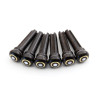 CHEVILLES ÉBÈNE GUITARE ACOUSTIQUE POINT NACRE BLANCHE / LAITON  5.1MM 6PCS