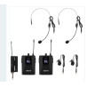 DOUBLE MICRO SANS FIL UHF RECEPTEUR PLUG-IN VONYX
