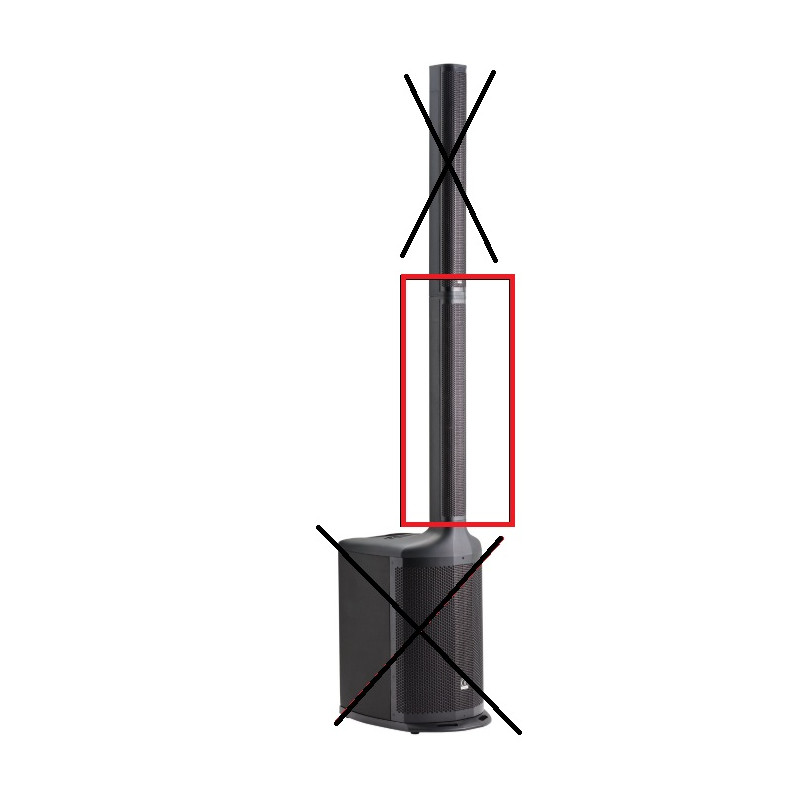SOCLE POUR COLONNE COMPLETE MOJO 1200 ET 2000 AUDIOPHONY
