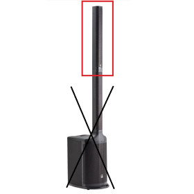 COLONNE COMPLETE MOJO 1200 ET 2000 AUDIOPHONY