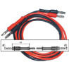 CORDON LABO 1.50M NOIR DIAM 4MM