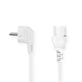 CABLE ALIMENTATION UNIVERSEL COUDE BLANC 2 METRES