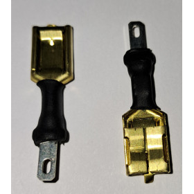 2 ADAPTATEURS COSSE FASTON 6.4 mm FEMELLE VERS COSSE 2.8 mm MALE