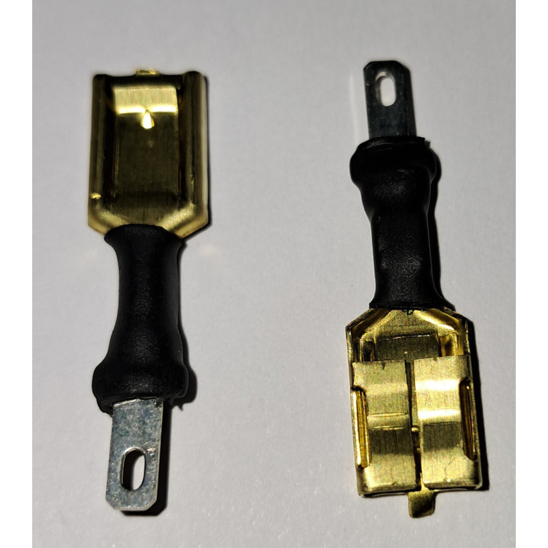 2 ADAPTATEURS COSSE FASTON 6.4 mm FEMELLE VERS COSSE 2.8 mm MALE 2 ADAPTATEURS COSSE FASTON 6.4 mm FEMELLE VERS COSSE 2.8 mm MALE