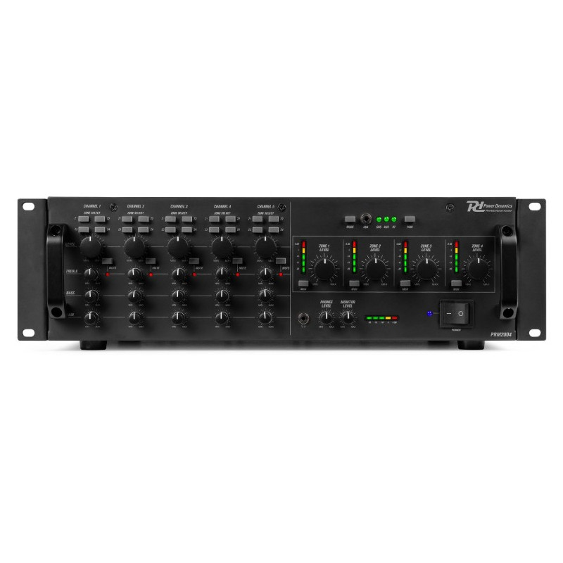 AMPLI MIXEUR 100v 4  ZONES X200W POWER DYNAMICS AMPLI MIXEUR 100v 4  ZONES X200W POWER DYNAMICS