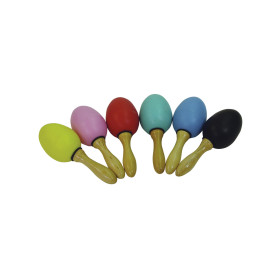 PAIRE DE MARACAS A MANCHE DIMAVERY