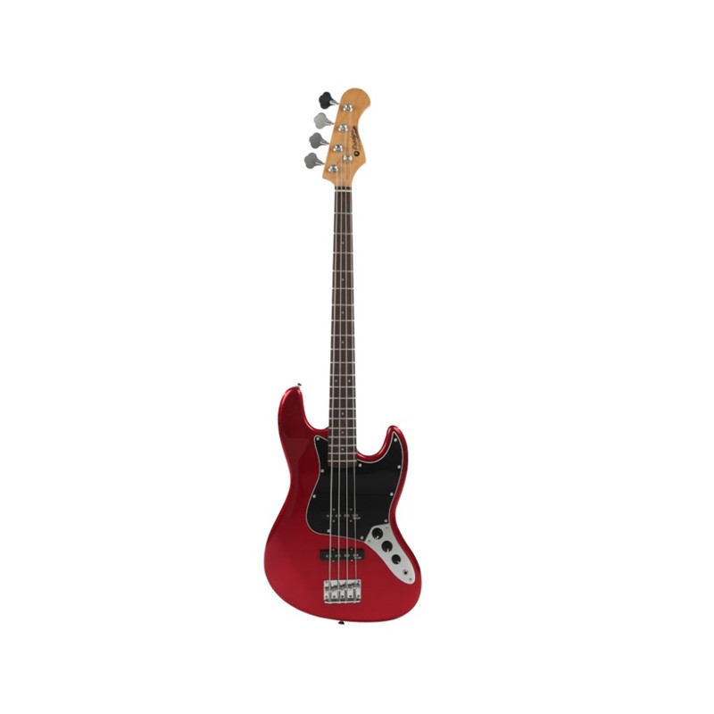 BASSE ELECTRIQUE 4 CORDES CANDY RED PRODIPE BASSE ELECTRIQUE 4 CORDES CANDY RED PRODIPE