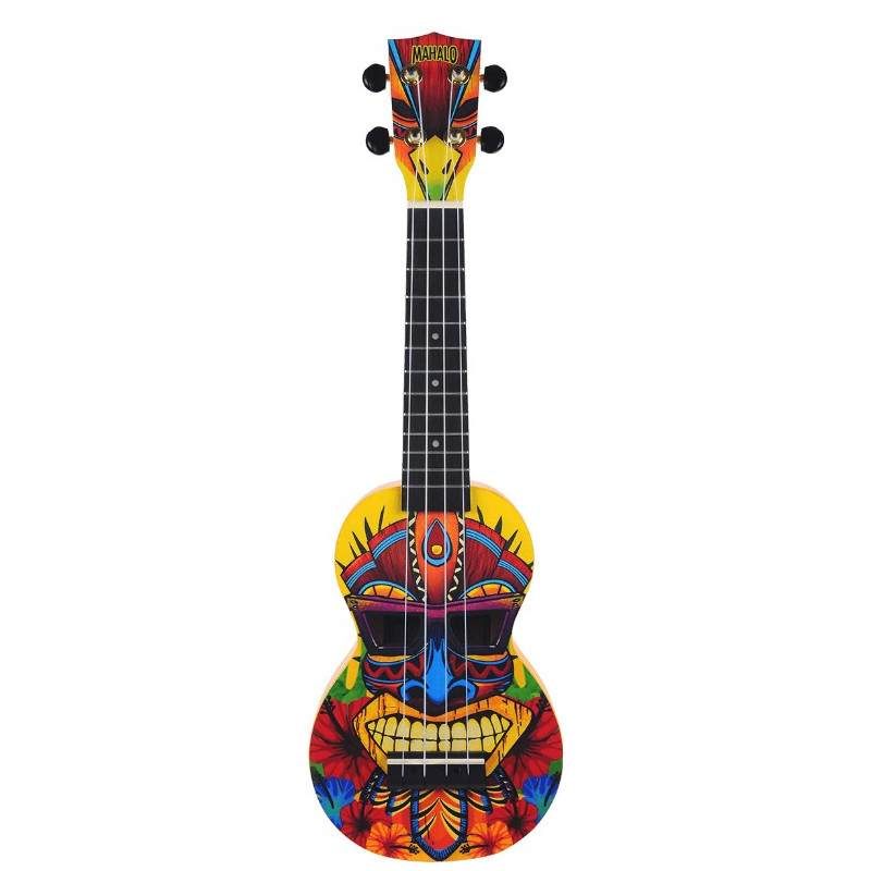 UKULELE SOPRANO ART TIKI MAHALO UKULELE SOPRANO ART TIKI MAHALO