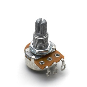 POTENTIOMETRE GUITARE MINI 250K LINEAIRE AVEC POINT
