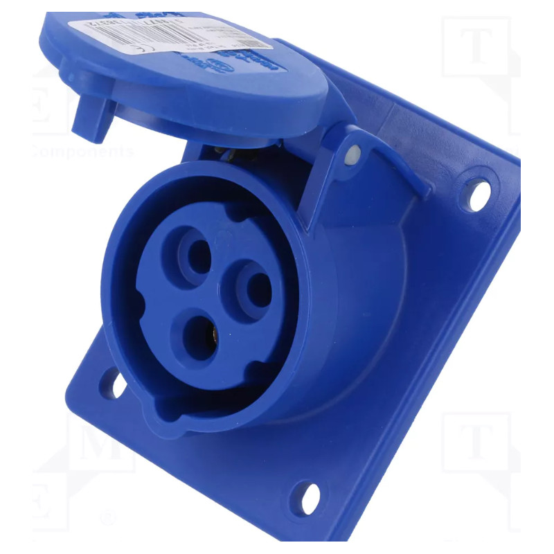 CONNECTEUR ALIMENTATION AC SOCLE FEMELLE 16A 230VAC PCE CONNECTEUR ALIMENTATION AC SOCLE FEMELLE 16A 230VAC PCE
