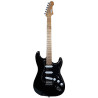 GUITARE JET GUITARS JS300 BLACK WHITE LIMITED GUITARE JET GUITARS JS300 BLACK WHITE LIMITED