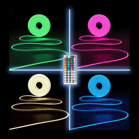 FLEXIBLE A LED EFFET NEON RGB IP65 – 5m
