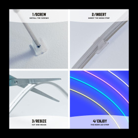 FLEXIBLE A LED EFFET NEON RGB IP65 – 5m