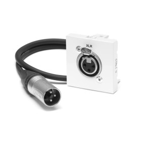 PLASTRON EQUIPE CABLE XLR 3 FEMELLE / MALE