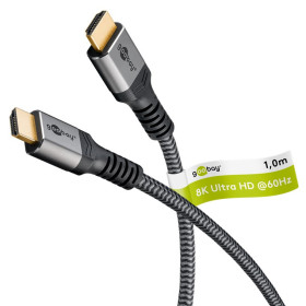 CORDON HDMI ULTRA HAUTE VITESSE MALE/MALE 1 METRE GOOBAY