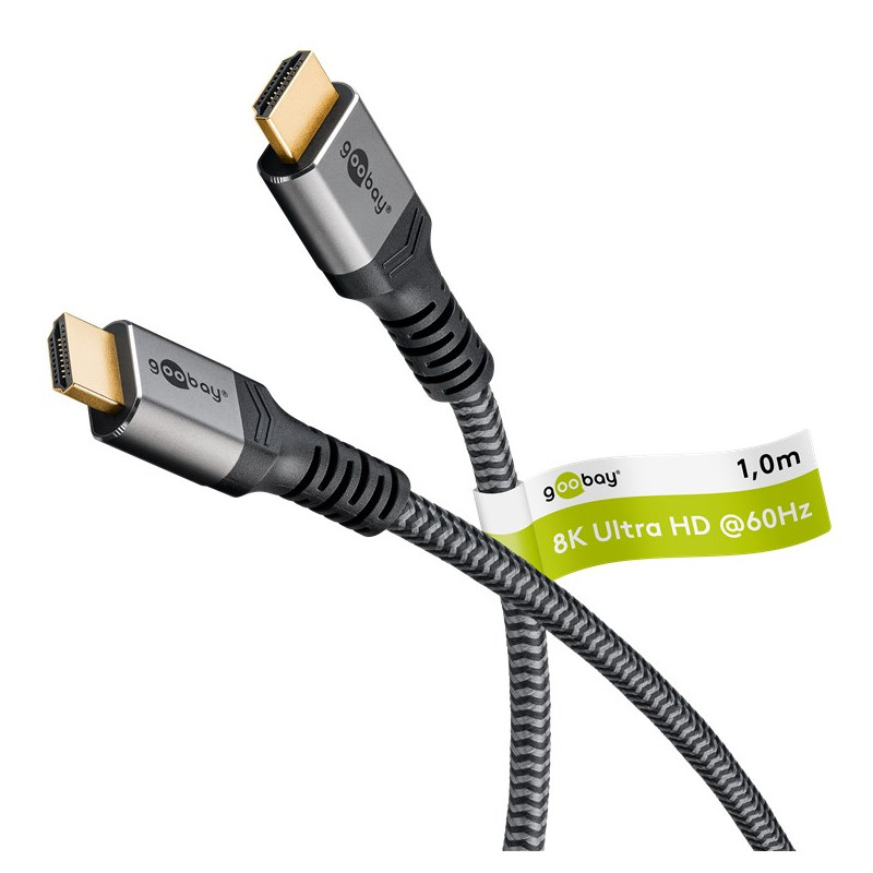 CORDON HDMI ULTRA HAUTE VITESSE MALE/MALE 1 METRE GOOBAY CORDON HDMI ULTRA HAUTE VITESSE MALE/MALE 1 METRE GOOBAY