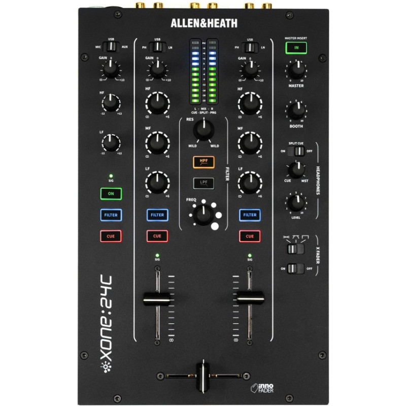 CONSOLE DJ 2 VOIES + 1 ET INTERFACE USB ALLEN & HEATH