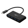 HUB 4 PORTS USB A SUR USB-C