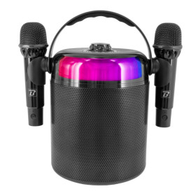 ENCEINTE KARAOKE LUMIERE LED 2 MICROS HF BOOMTONE