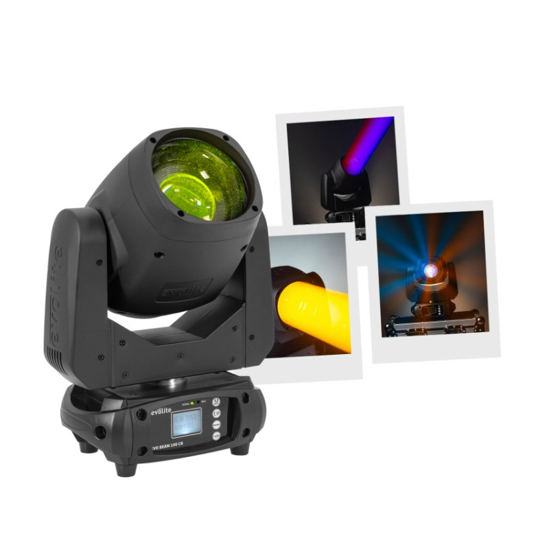 LYRE BEAM 100W 3° FOCUS MOTORISE EVOLITE 