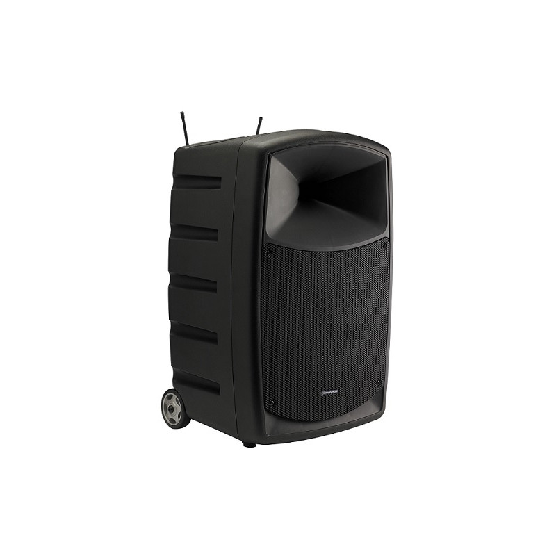 ENCEINTE SUR BATTERIE 120W +MIXER +2 MICROS - OCCASION