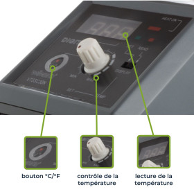 STATION DE SOUDAGE AVEC LED 48 W - 160-480°C