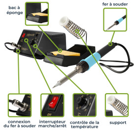 STATION DE SOUDAGE 48W 150-420°C VELLEMAN