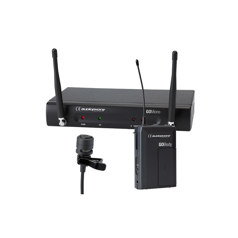 PACK EMETTEUR + RECEPTEUR + MICRO HF CRAVATE  F8AUDIOPHONY
