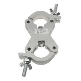 DOUBLE ATTACHE-TUBE AVEC ECROU A AILETTES - CHARGE MAX. 350kg