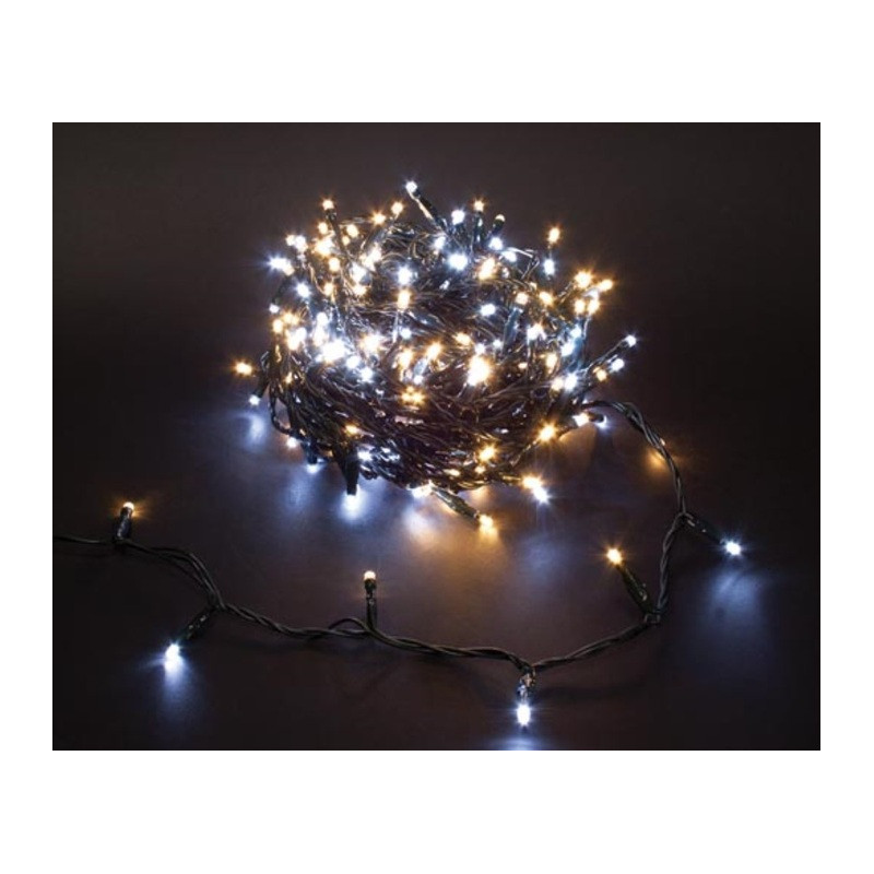 GUIRLANDE 300 LEDS BLANC/BLANC CHAUD 20M 24V MODULATEUR