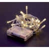 MINI GUIRLANDE DE TABLE 2M 20 LEDS BLANC CHAUD A PILES