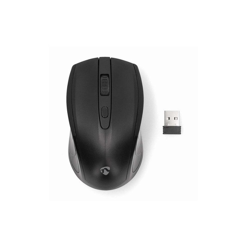 SOURIS SANS FIL USB OPTIQUE 1600 DPI NOIRE 4 BOUTONS NEDIS