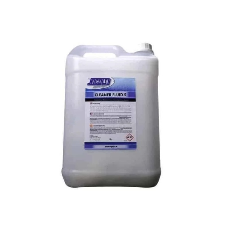 LIQUIDE NETTOYANT POUR MACHINE A FUMEE BIDON 5L NICOLS