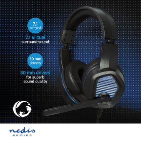 CASQUE DE JEU USB - SURROUND 7.1 - NEDIS