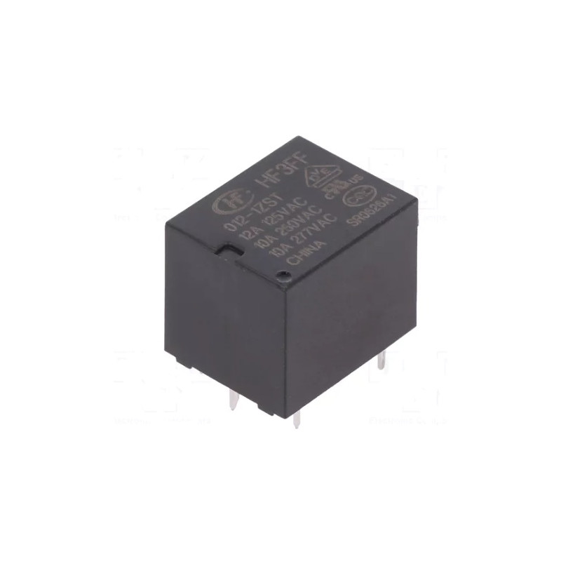 RELAIS ELECTROMAGNETIQUE SPDT U DE BOBINE 12VDC 10A 28VDC