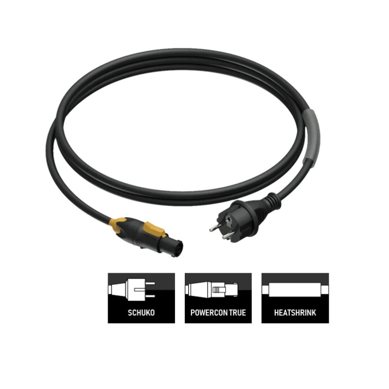 CABLE POWERCON / SCHUKO 3*1.5mm2 1.5M EXPELEC